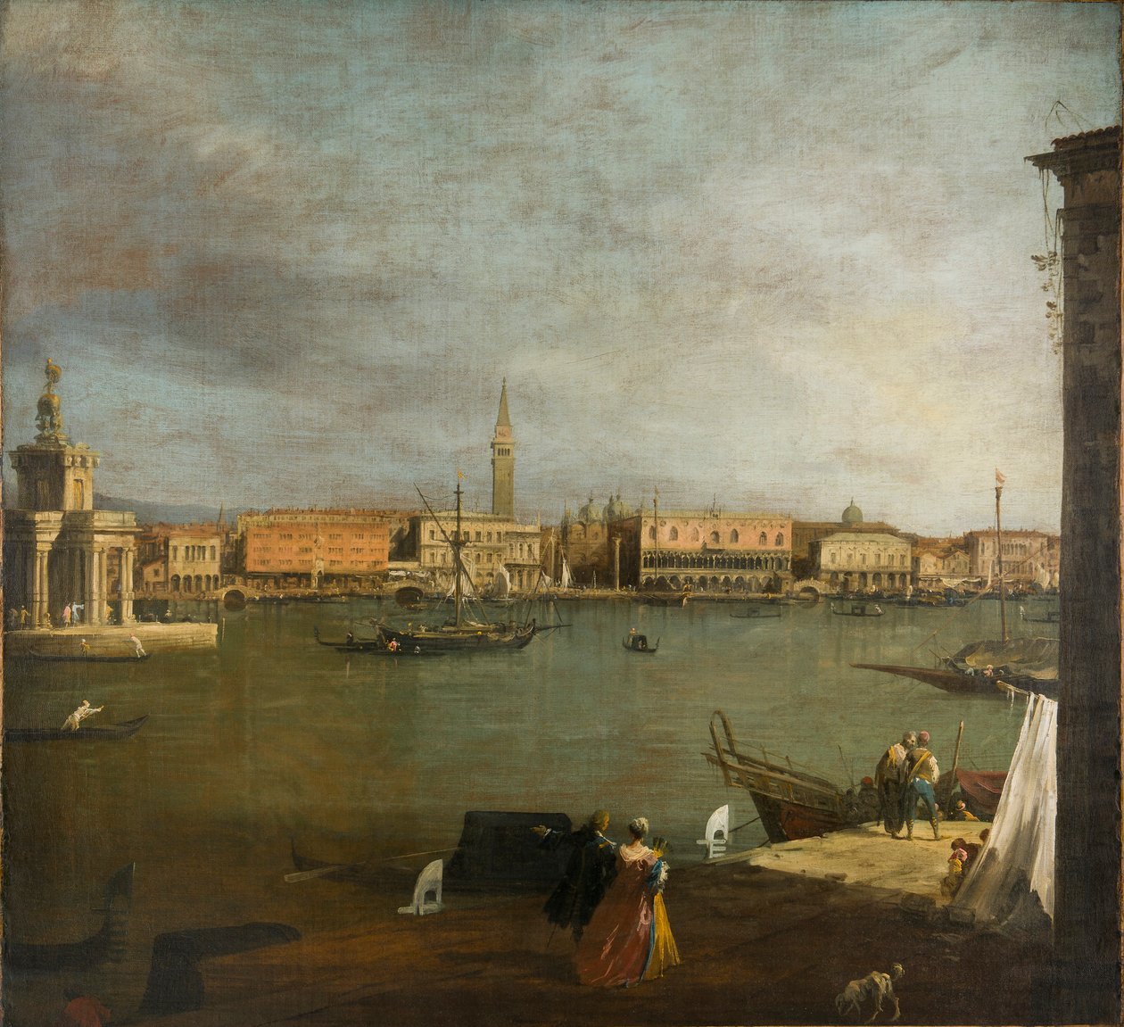 Bacino di San Marco: Pohled na sever, c1730 od Canaletto
