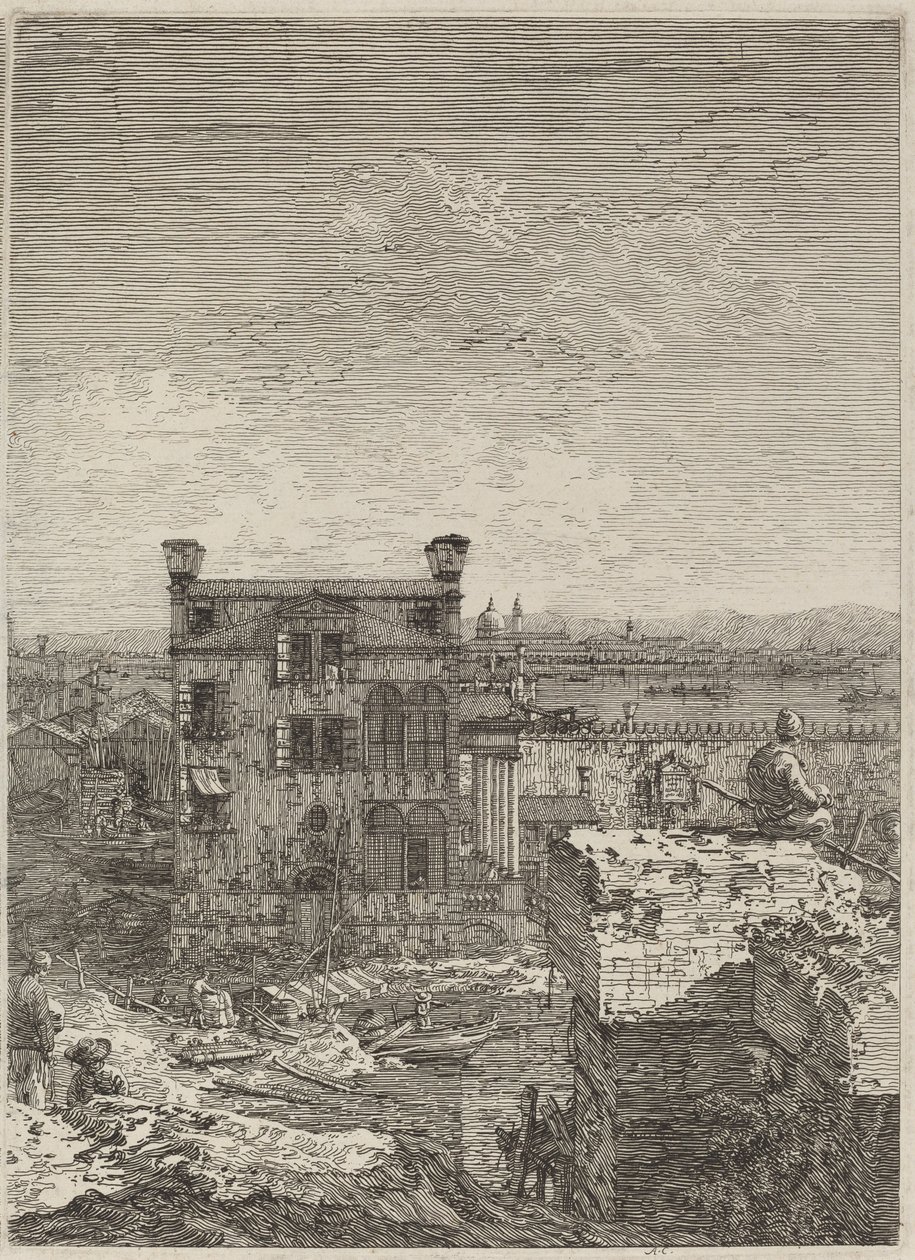 Dům s peristylem od Canaletto