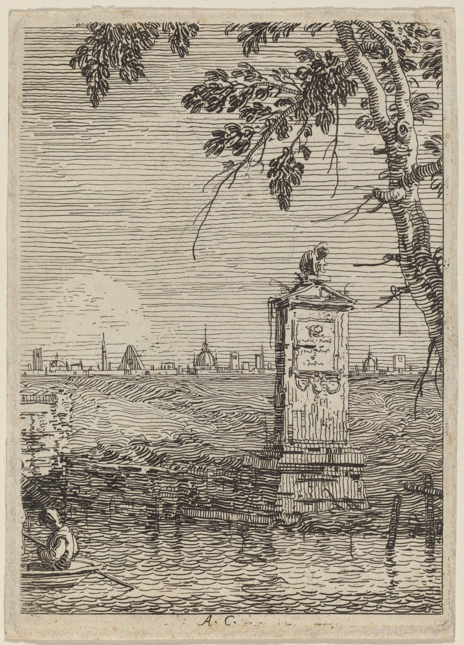Malý památník, c. 17351746. od Canaletto