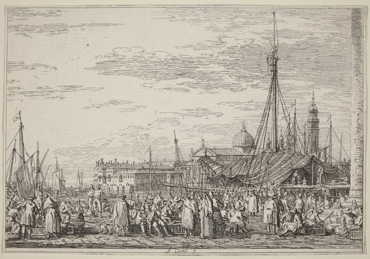 Trh na Molě od Canaletto
