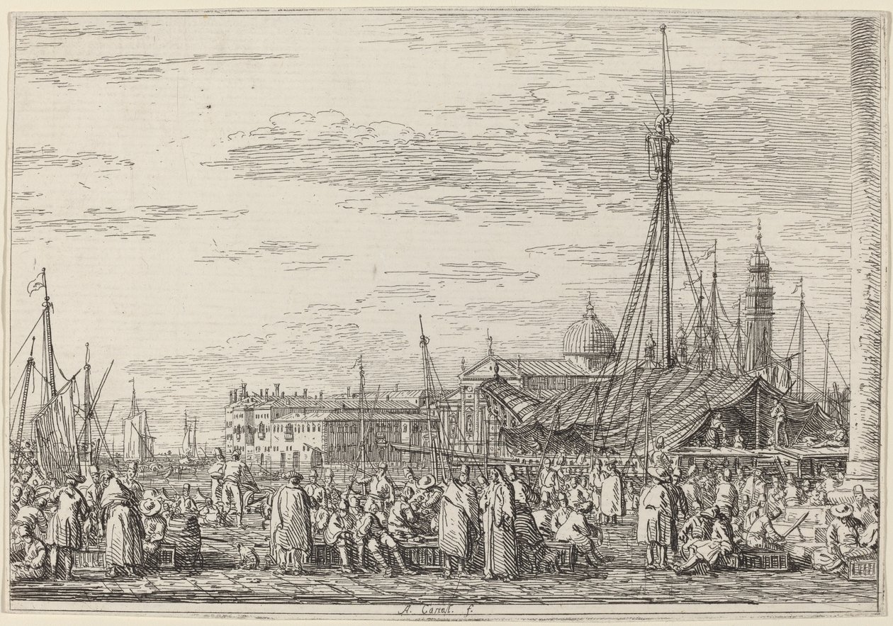 Trh na Molo, c. 17351746. od Canaletto