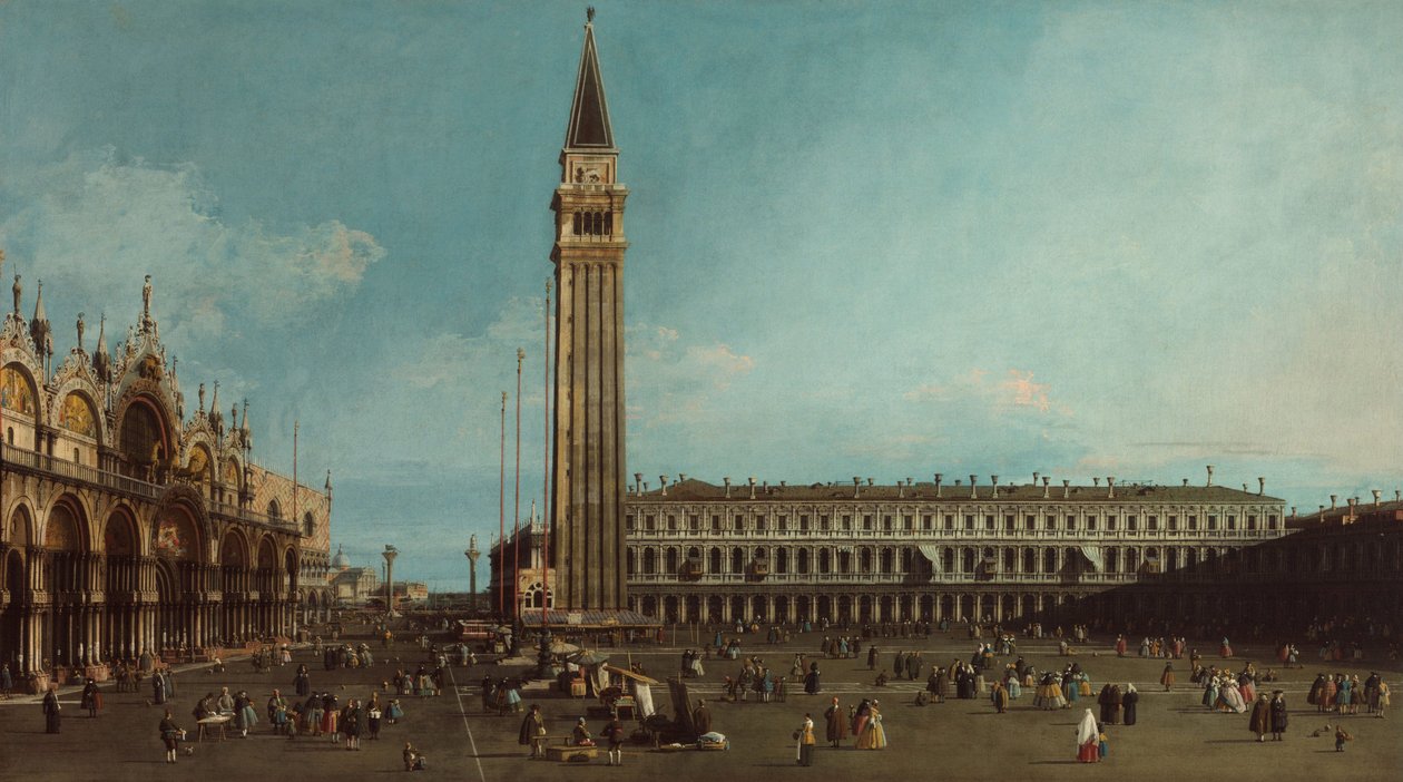 Náměstí San Marco, Benátky od Canaletto