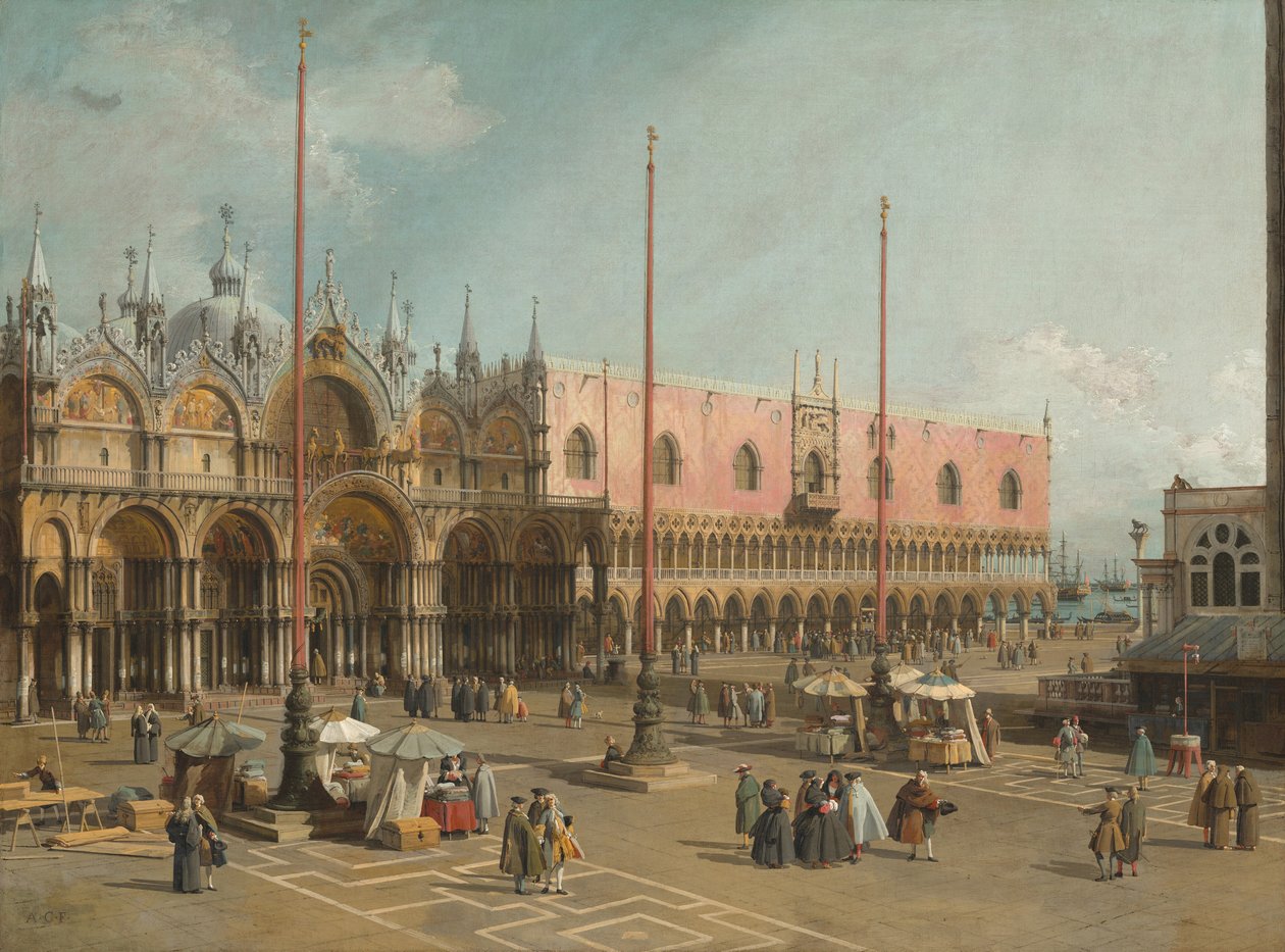 Náměstí svatého Marka, Benátky od Canaletto