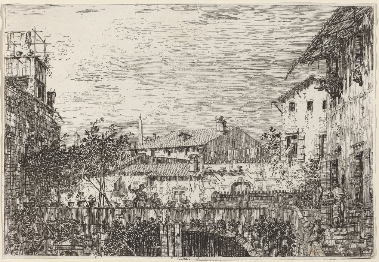 Terasa, c. 17351746. od Canaletto