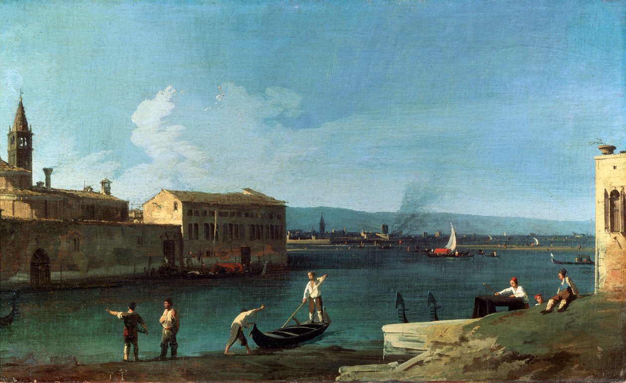 Pohled na Benátky, 18. století od Giovanni Antonio Canal