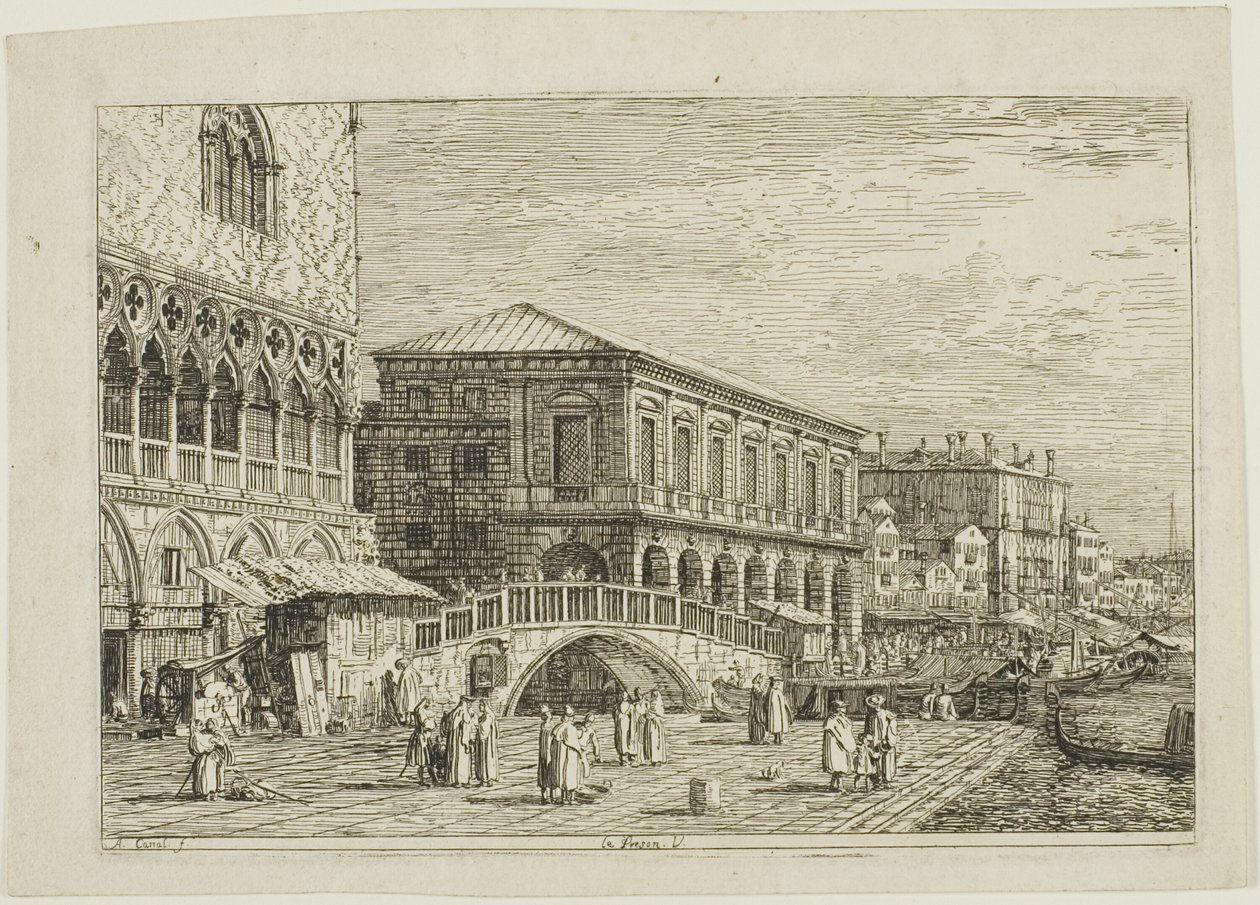 le Preson. V., z Vedute od Canaletto