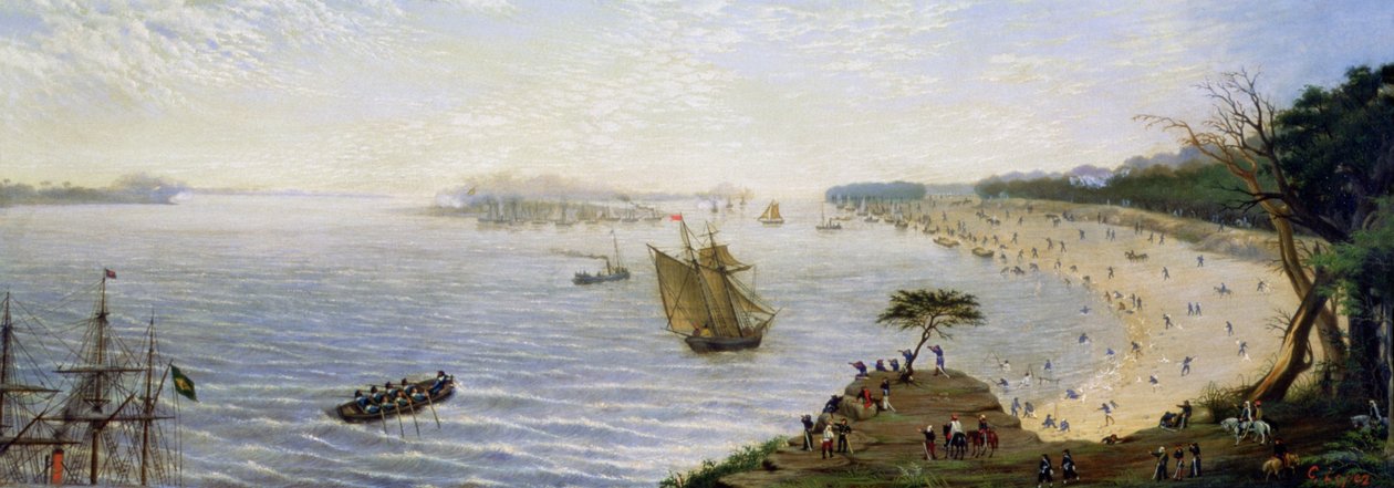 Překvapení na frontové linii armády v Estero, Argentina od Candido Lopez