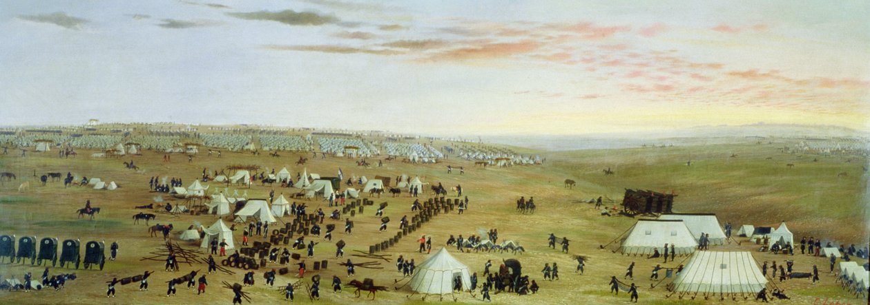 Kemp Uruguaiana, Rio Grande, Brazílie od Candido Lopez