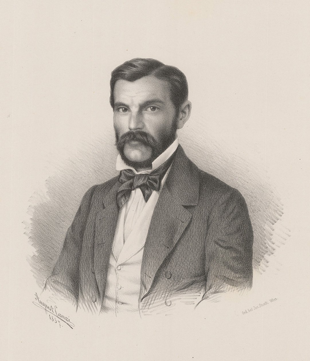 Portrét László Thenkeho od Canzi Ágost Elek