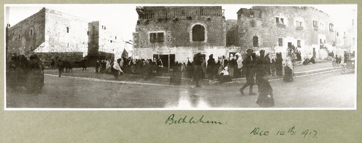 Betlém, 14. prosince 1917 od Capt. Arthur Rhodes