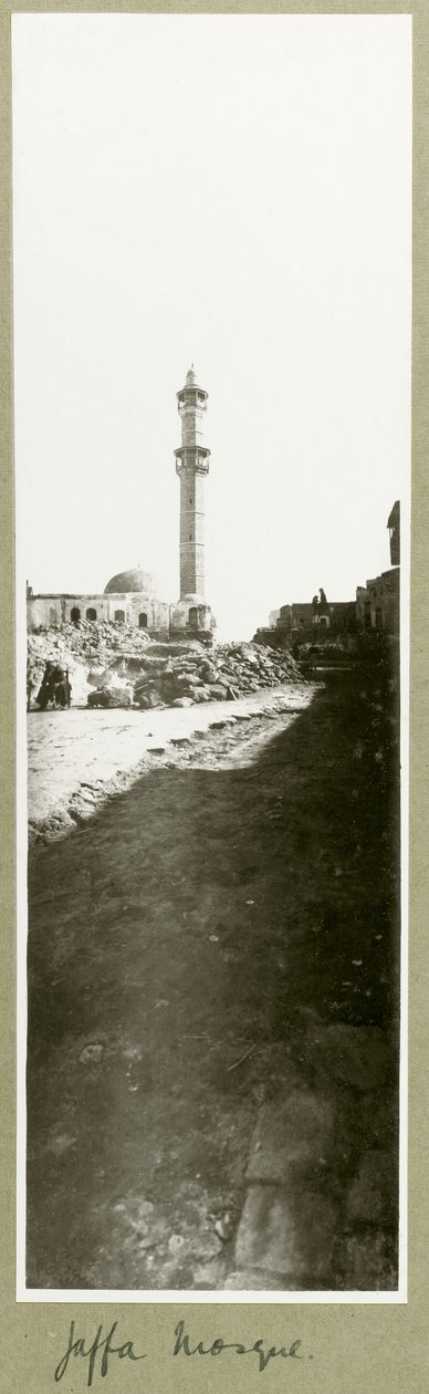 Mešita Jaffa, 1917 od Capt. Arthur Rhodes