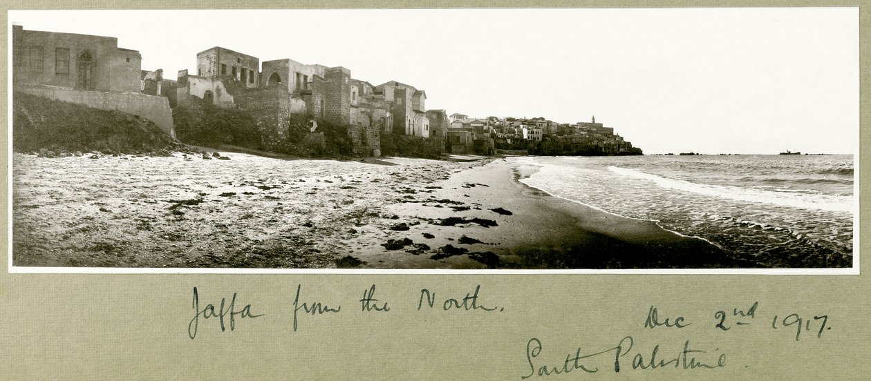 Jaffa od severu, 2. prosince 1917 od Capt. Arthur Rhodes