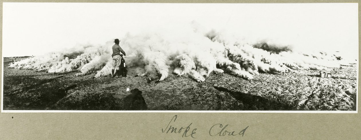 Kouřový mrak, Jižní Palestina, září 1917 od Capt. Arthur Rhodes