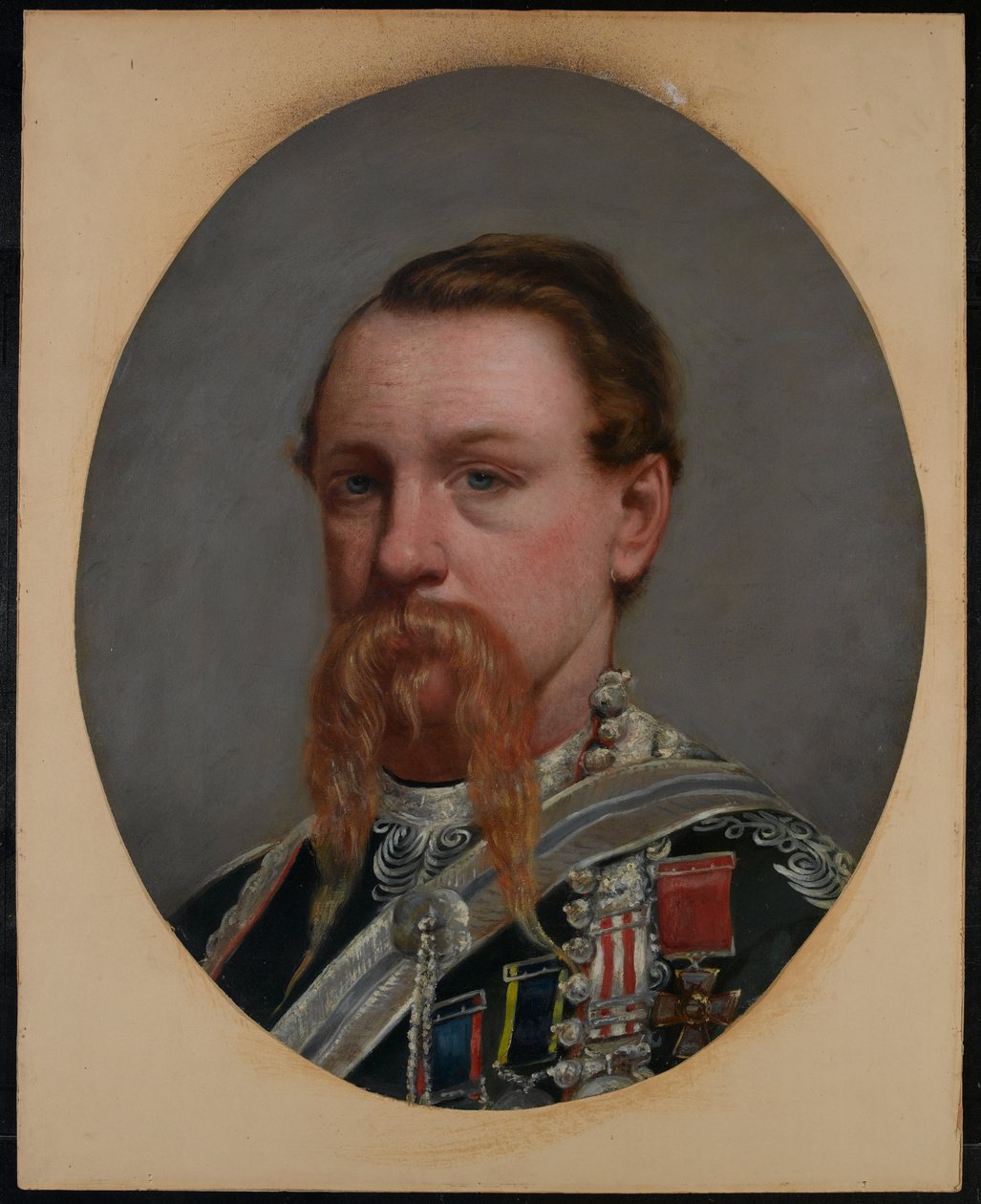 Major Frederick Robertson Aikman, VC, 4. Bengálská domorodá pěchota, kolem roku 1860 od Capt. I.A. Goldingham