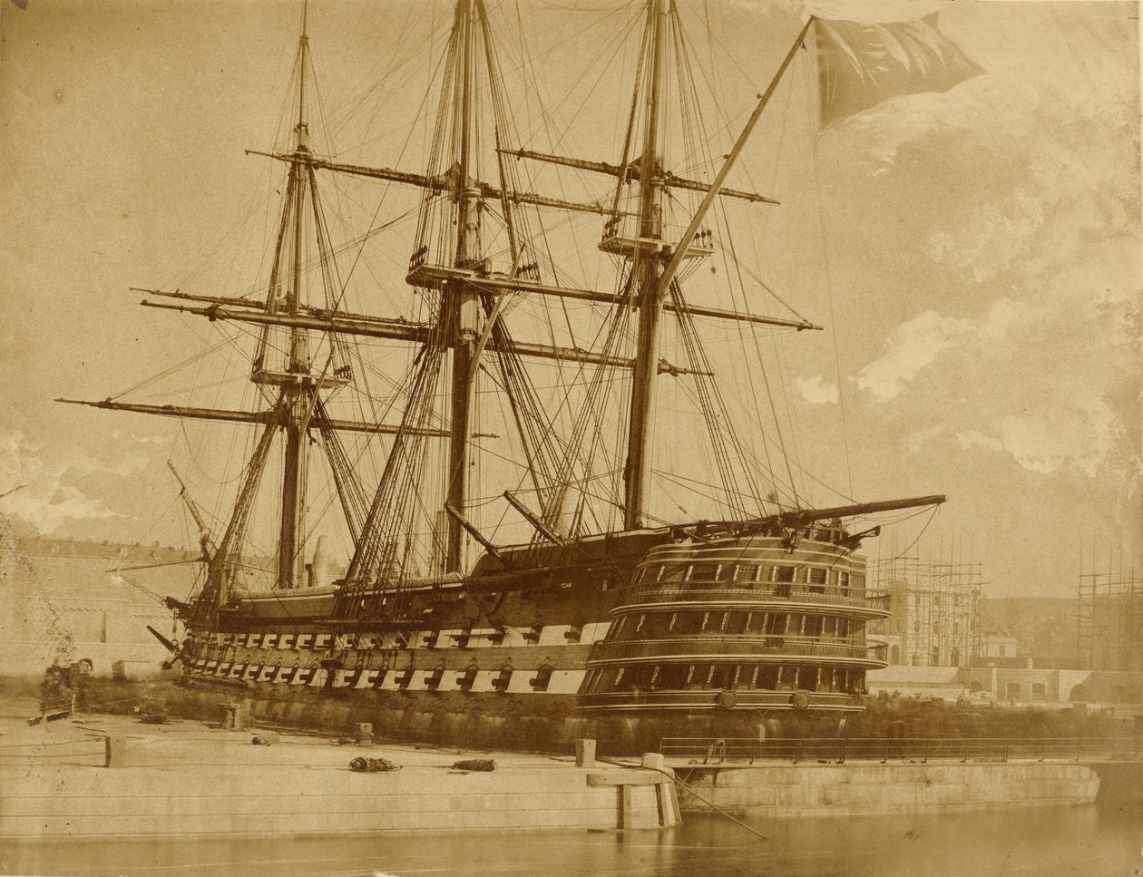 H.M.S. Duke of Wellington od Capt. Linnaeus Tripe