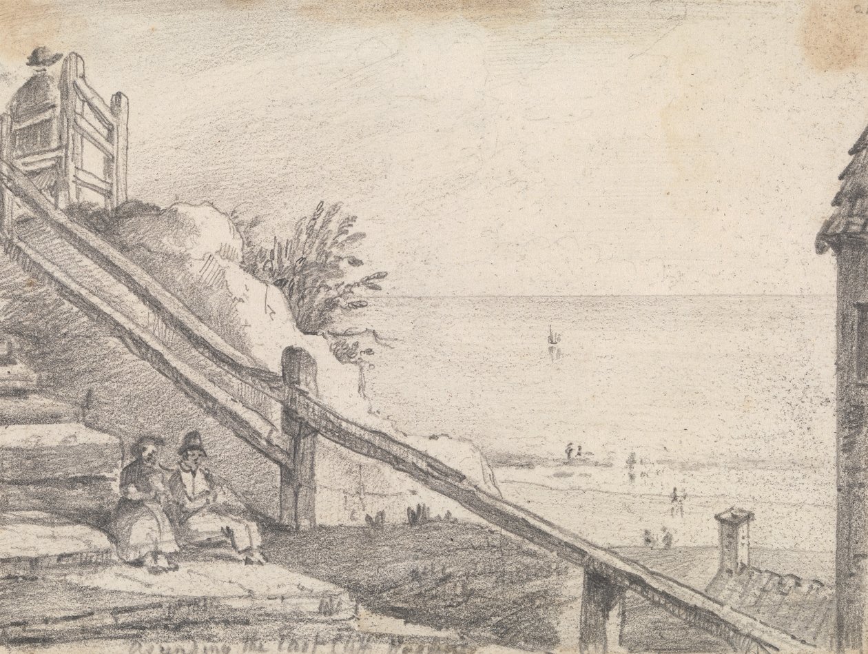 Výstup na East Cliff, Hastings od Capt. Thomas Hastings