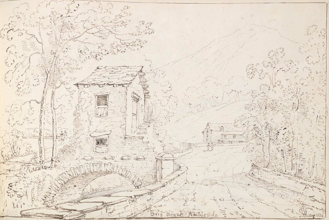 Bridge House, Ambleside od Capt. Thomas Hastings