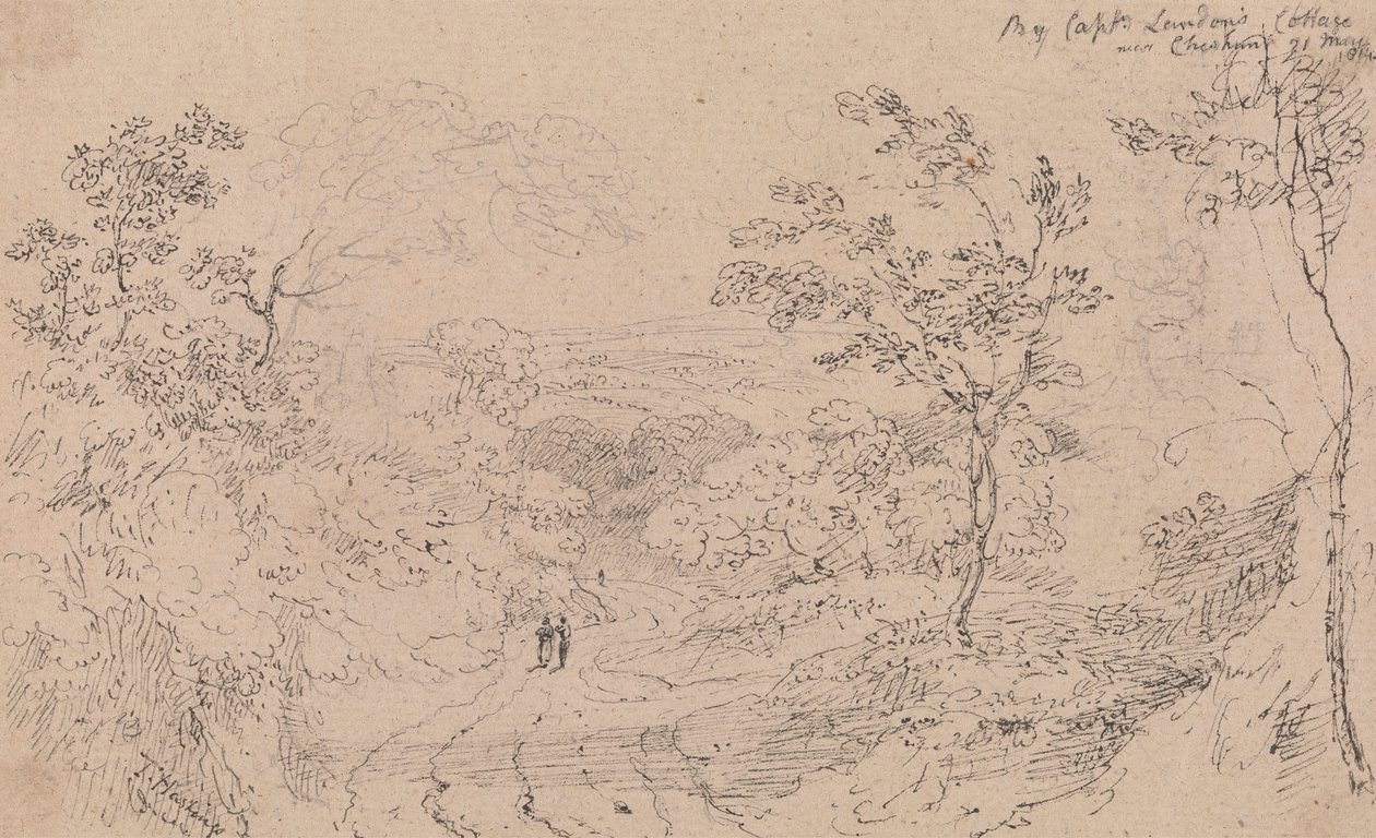 Chatou kapitána Landona poblíž Cheshuntu, 21. května 1814 od Capt. Thomas Hastings