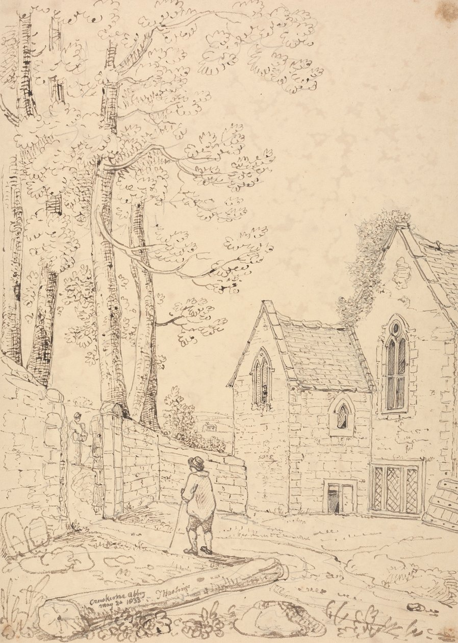 Crewkerne Abbey, 24. května 1833 od Capt. Thomas Hastings