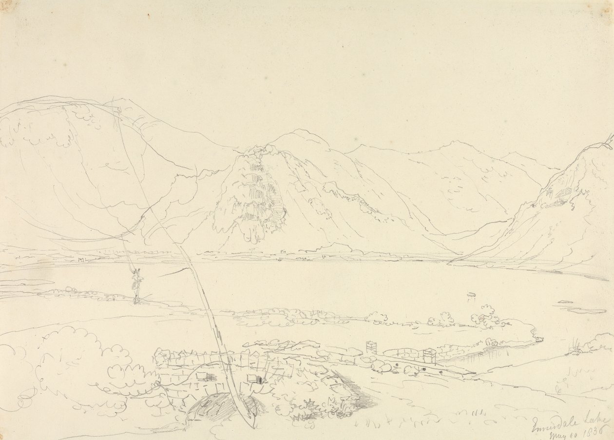 Jezero Ennerdale, 10. května 1836 od Capt. Thomas Hastings