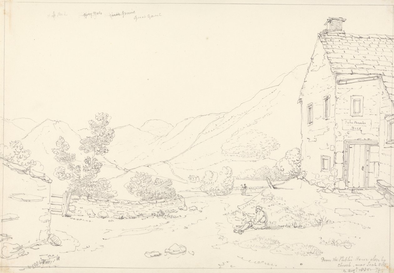 Z Public House poblíž Scale Hill, 2. srpna 1835 od Capt. Thomas Hastings