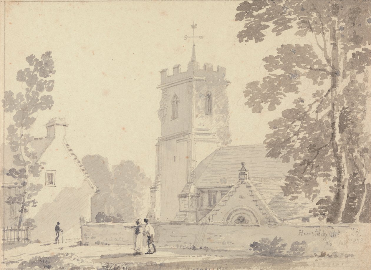 Henstridge Church, 23. srpna 1833 od Capt. Thomas Hastings