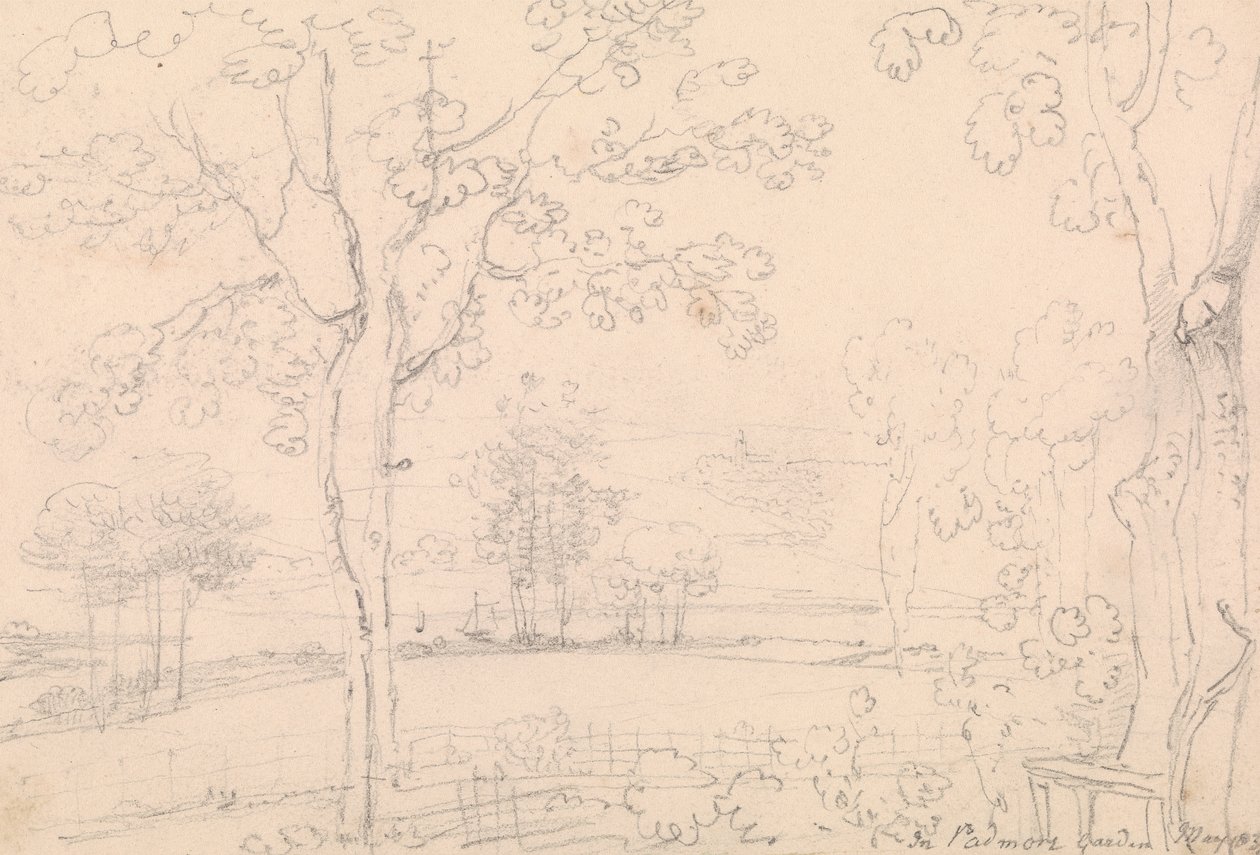 V Padmore Garden, květen 1833 od Capt. Thomas Hastings