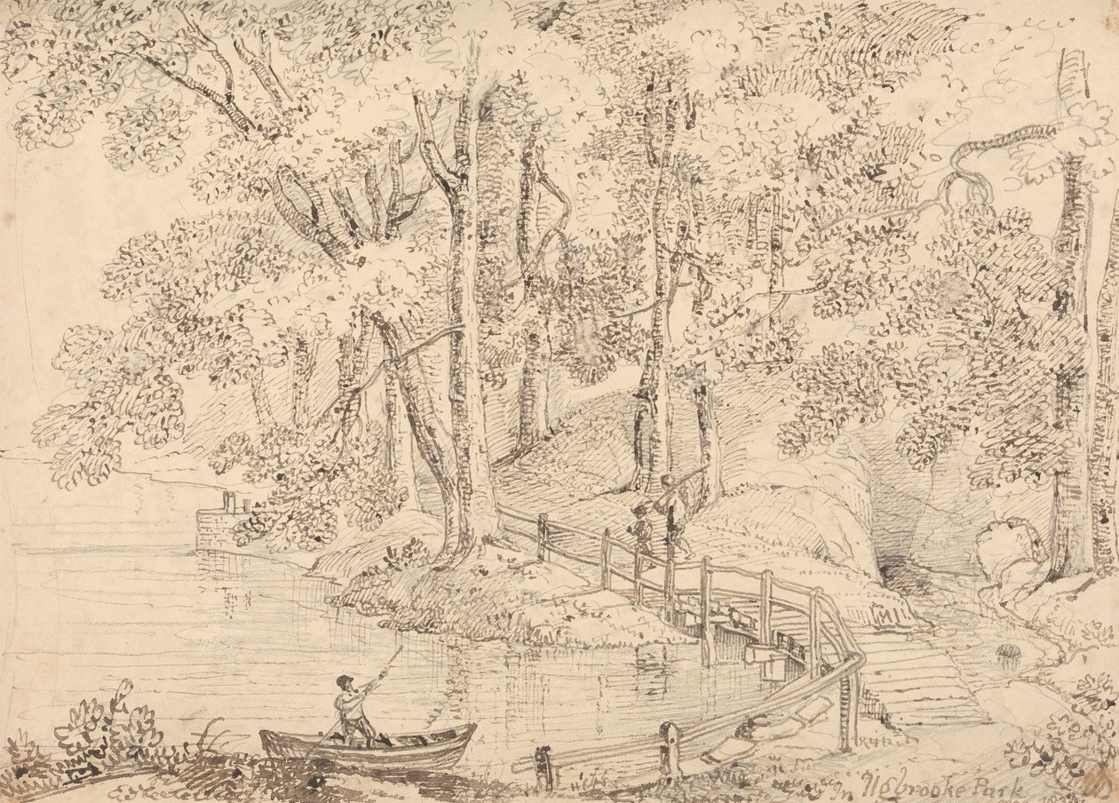 V Ugbrooke Park, květen 1833 od Capt. Thomas Hastings