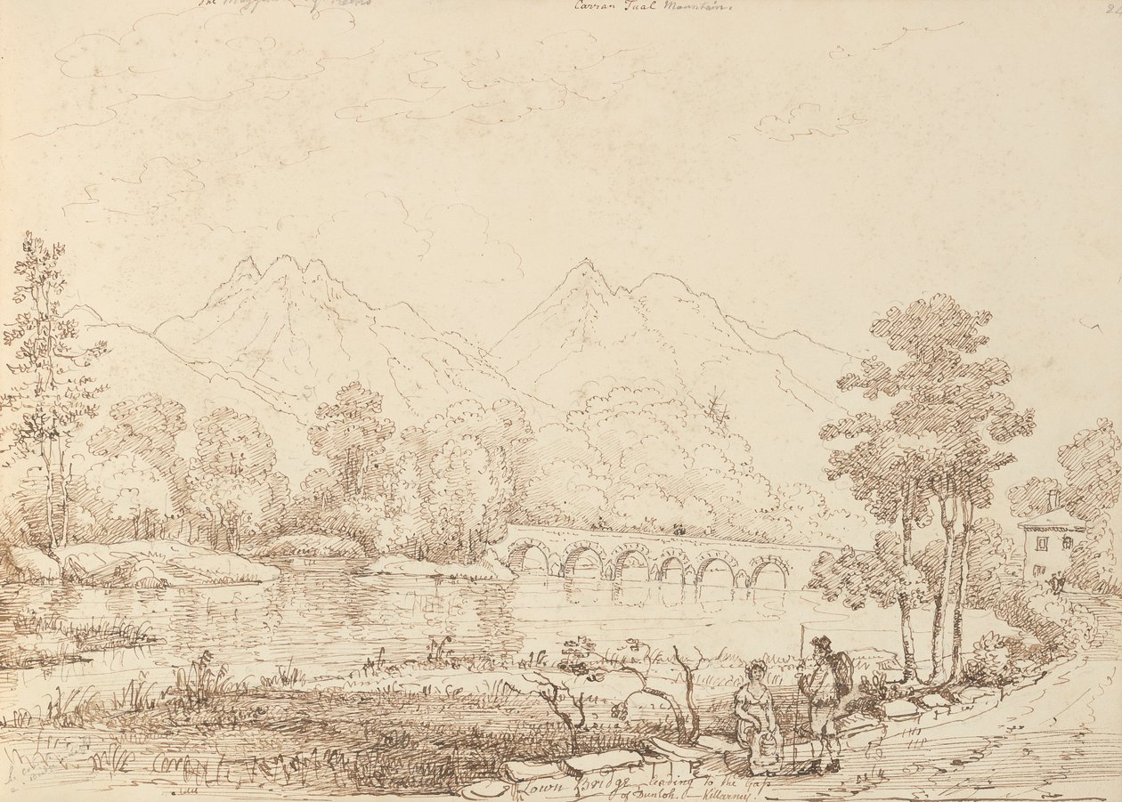 Lown Bridge vedoucí k Gap of Dunloh od Capt. Thomas Hastings