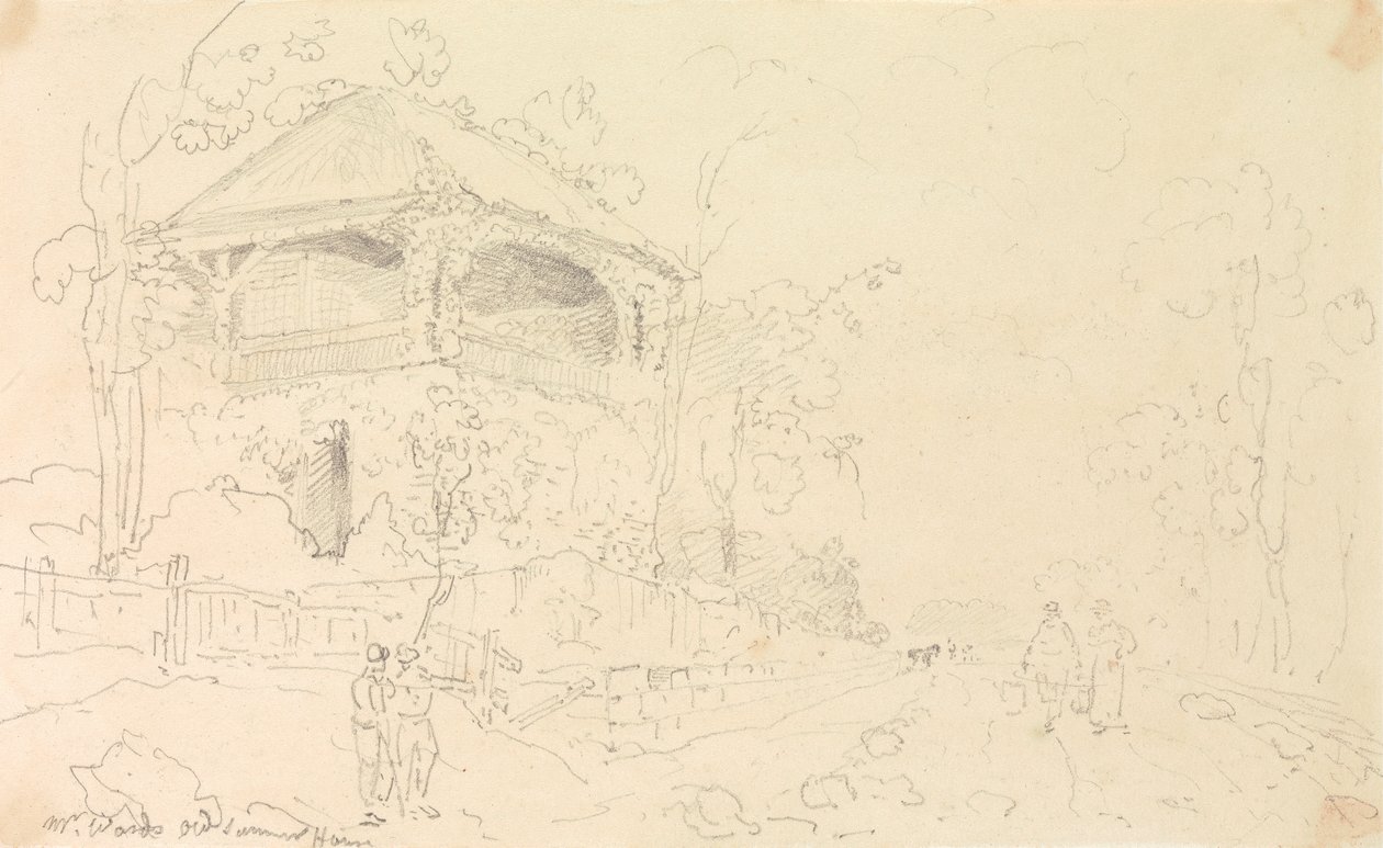 Starý letní dům pana Warda, Isle of Wight od Capt. Thomas Hastings