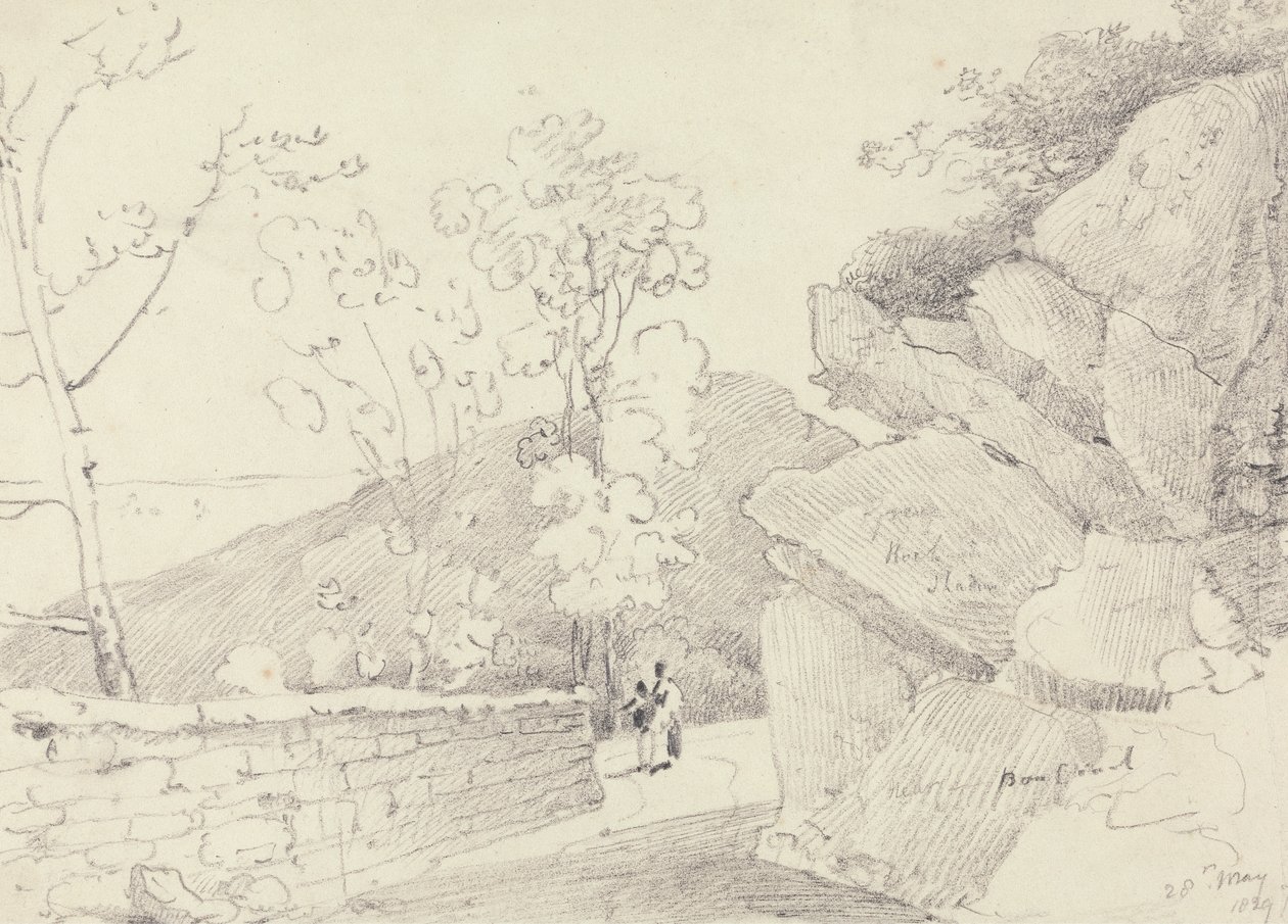 Poblíž Bonchurch, Isle of Wight, 28. května 1829 od Capt. Thomas Hastings