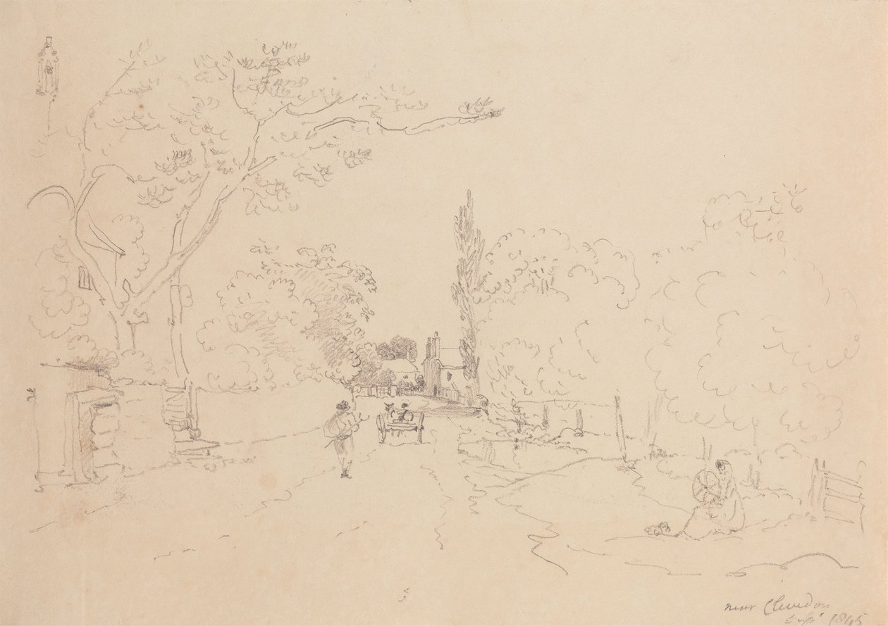Poblíž Clevedonu, září 1845 od Capt. Thomas Hastings