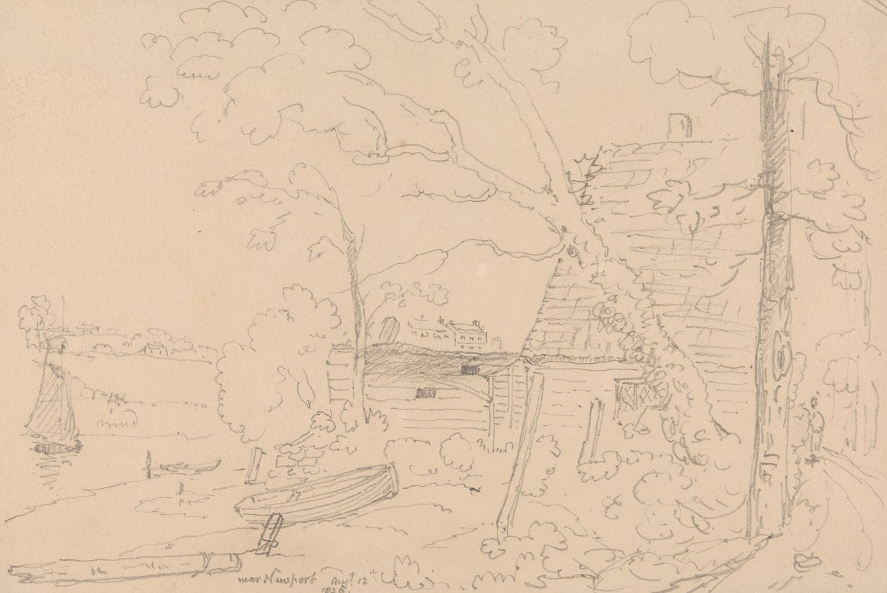 Poblíž Newportu, 12. srpna 1826 od Capt. Thomas Hastings
