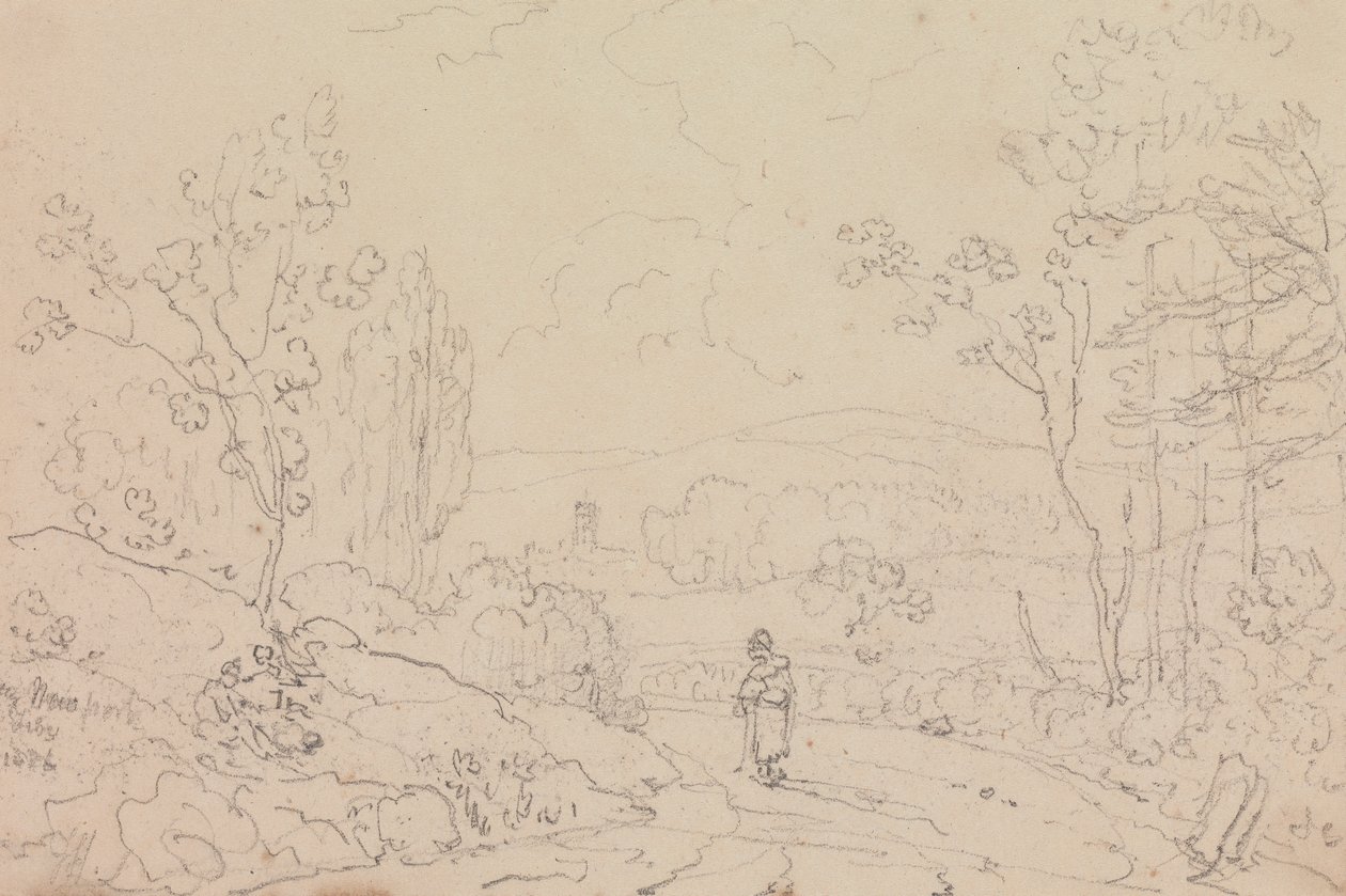 Poblíž Newport, Isle of Wight, únor 1826 od Capt. Thomas Hastings