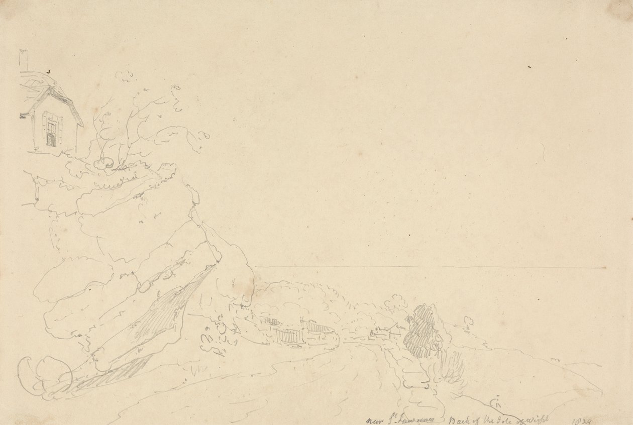 Poblíž Saint Lawrence, Isle of Wight od Capt. Thomas Hastings