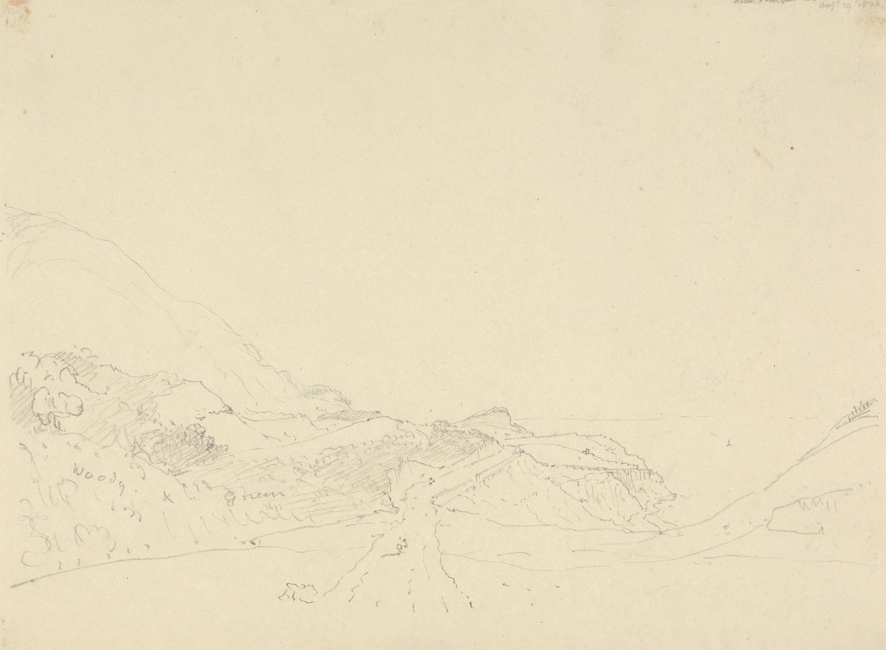 Poblíž Ventnor Down, 19. srpna 1826 od Capt. Thomas Hastings