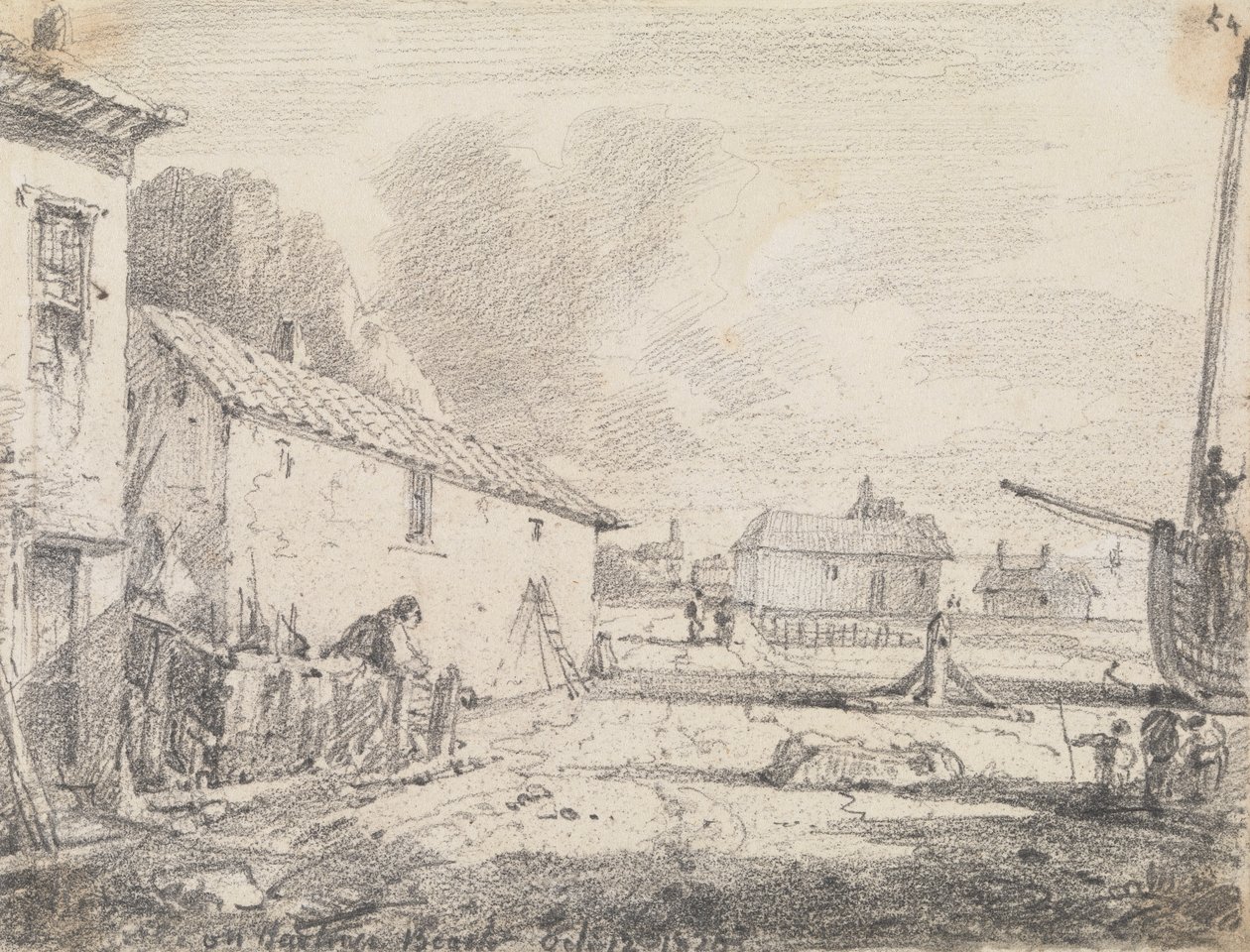 Na pláži Hastings, 12. října 1820 od Capt. Thomas Hastings