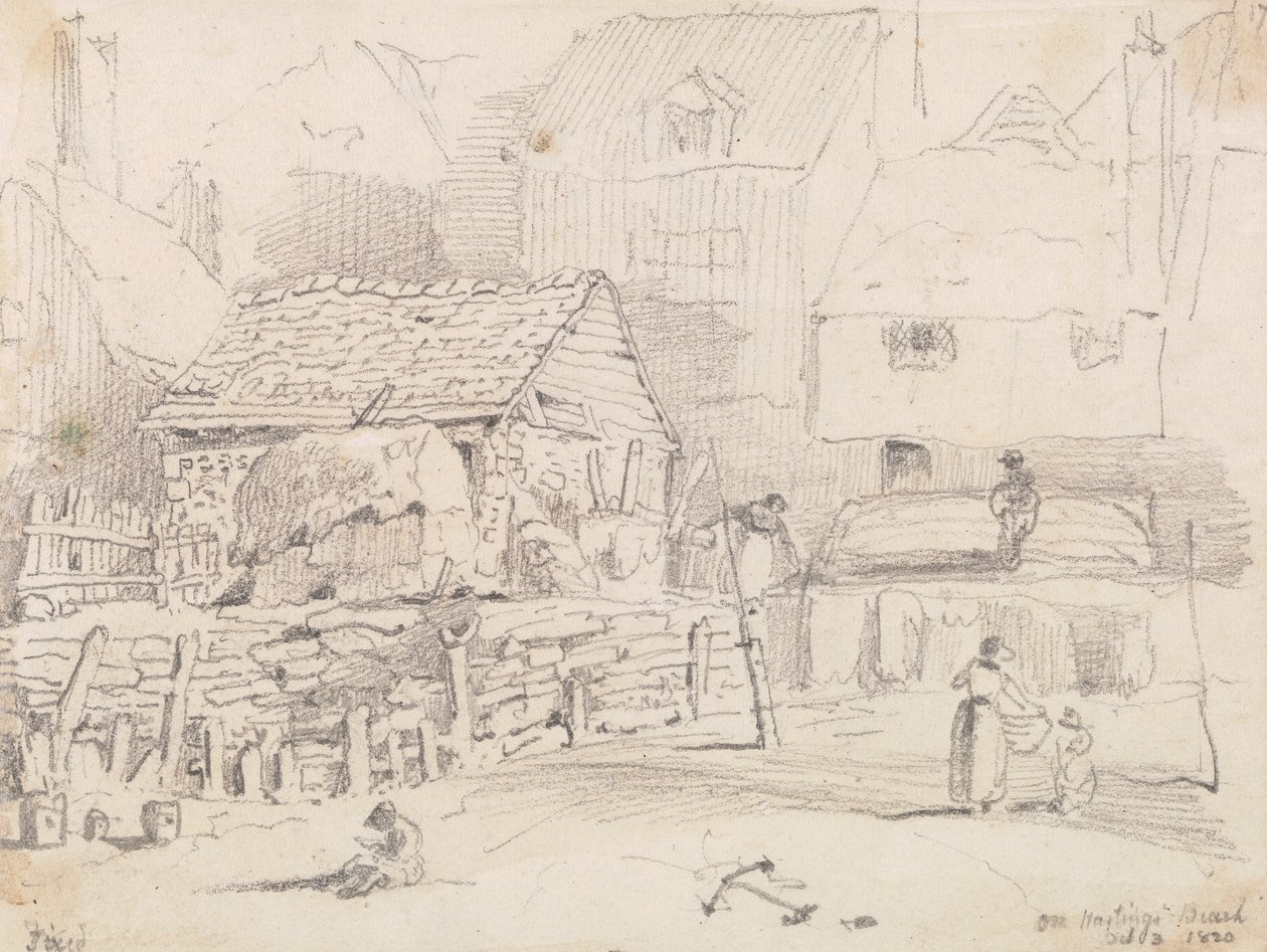 Na pláži Hastings, 3. října 1820 od Capt. Thomas Hastings