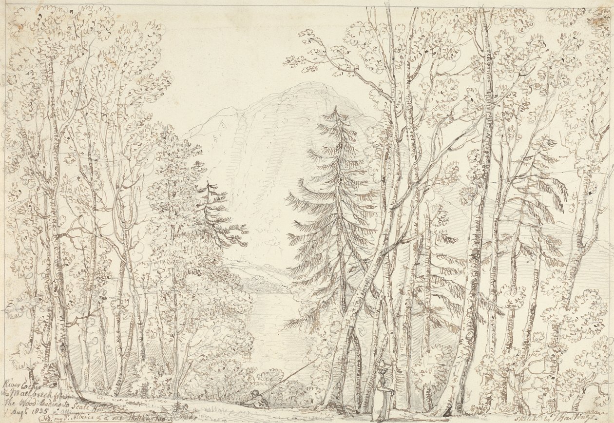 River Cocker a Mellbreak, 1. srpna 1835 od Capt. Thomas Hastings