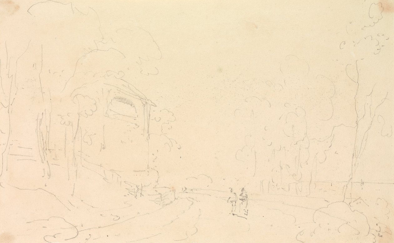 Náčrt Letního domu pana Warda, Isle of Wight od Capt. Thomas Hastings
