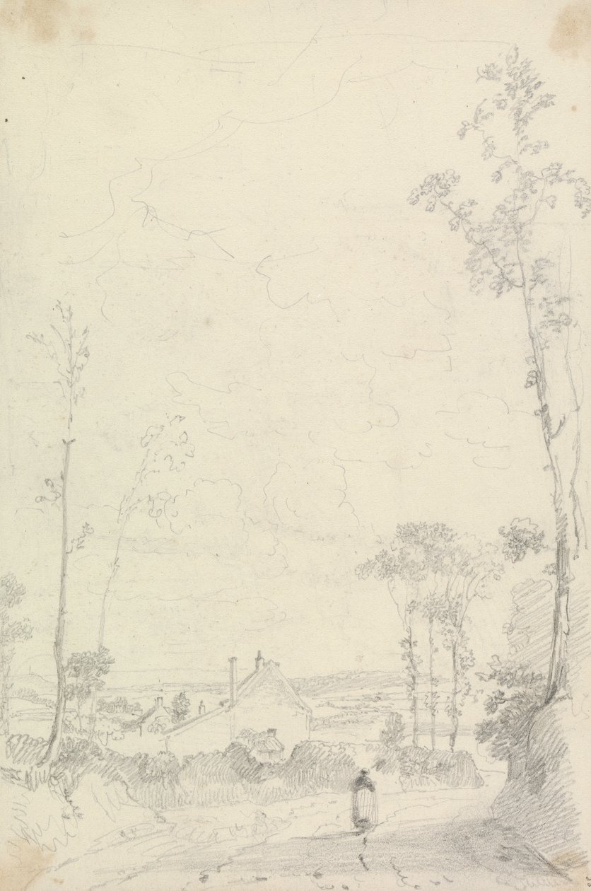 Náčrt domu podél silnice Heathland od Capt. Thomas Hastings