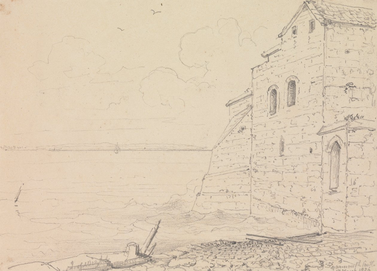 Hrad Yarmouth, 17. března 1826 od Capt. Thomas Hastings