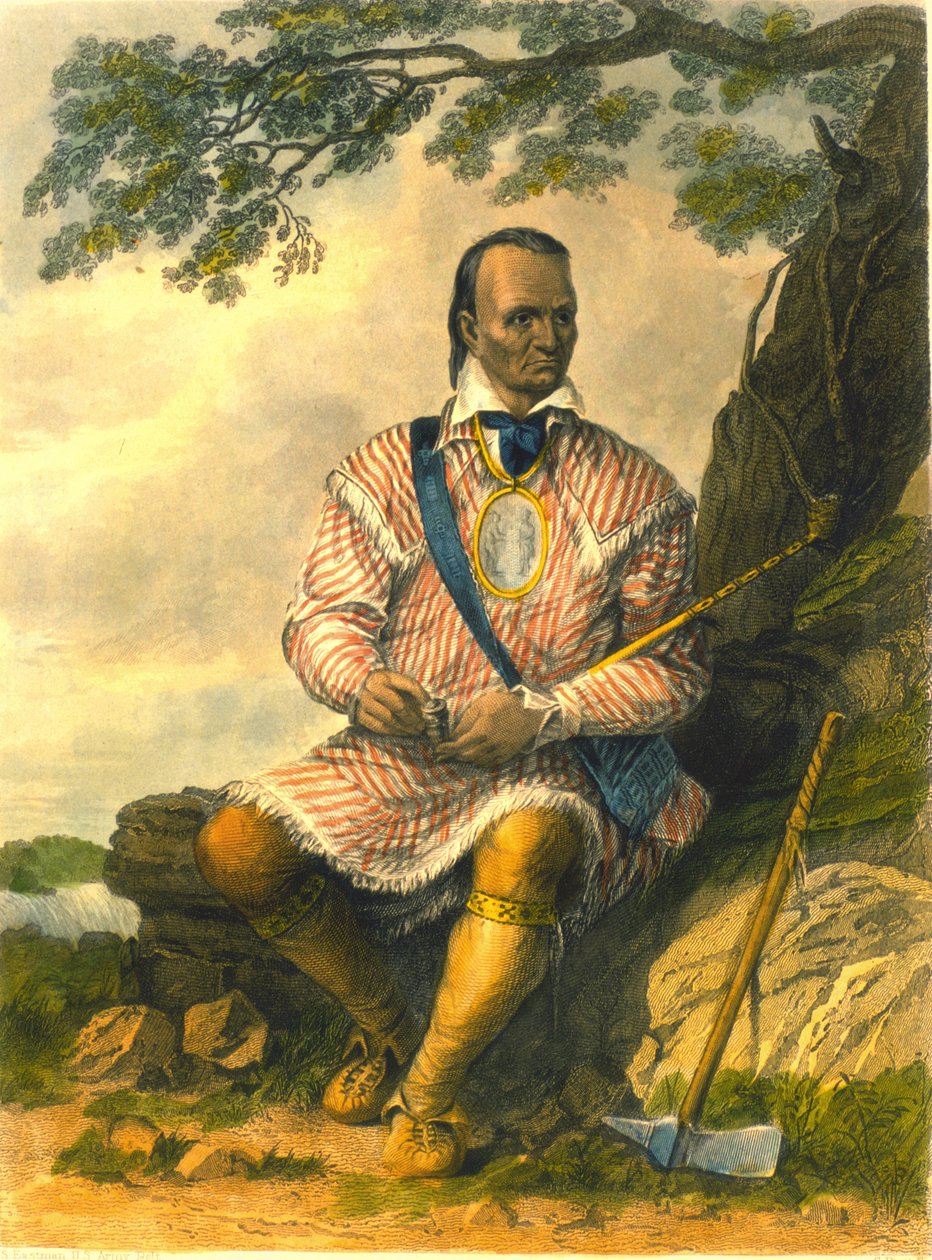 Red Jacket, náčelník Senecas, 1853 od Captain Seth Eastman