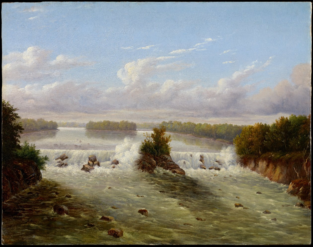 Vodopády svatého Antonína, 1848 od Captain Seth Eastman