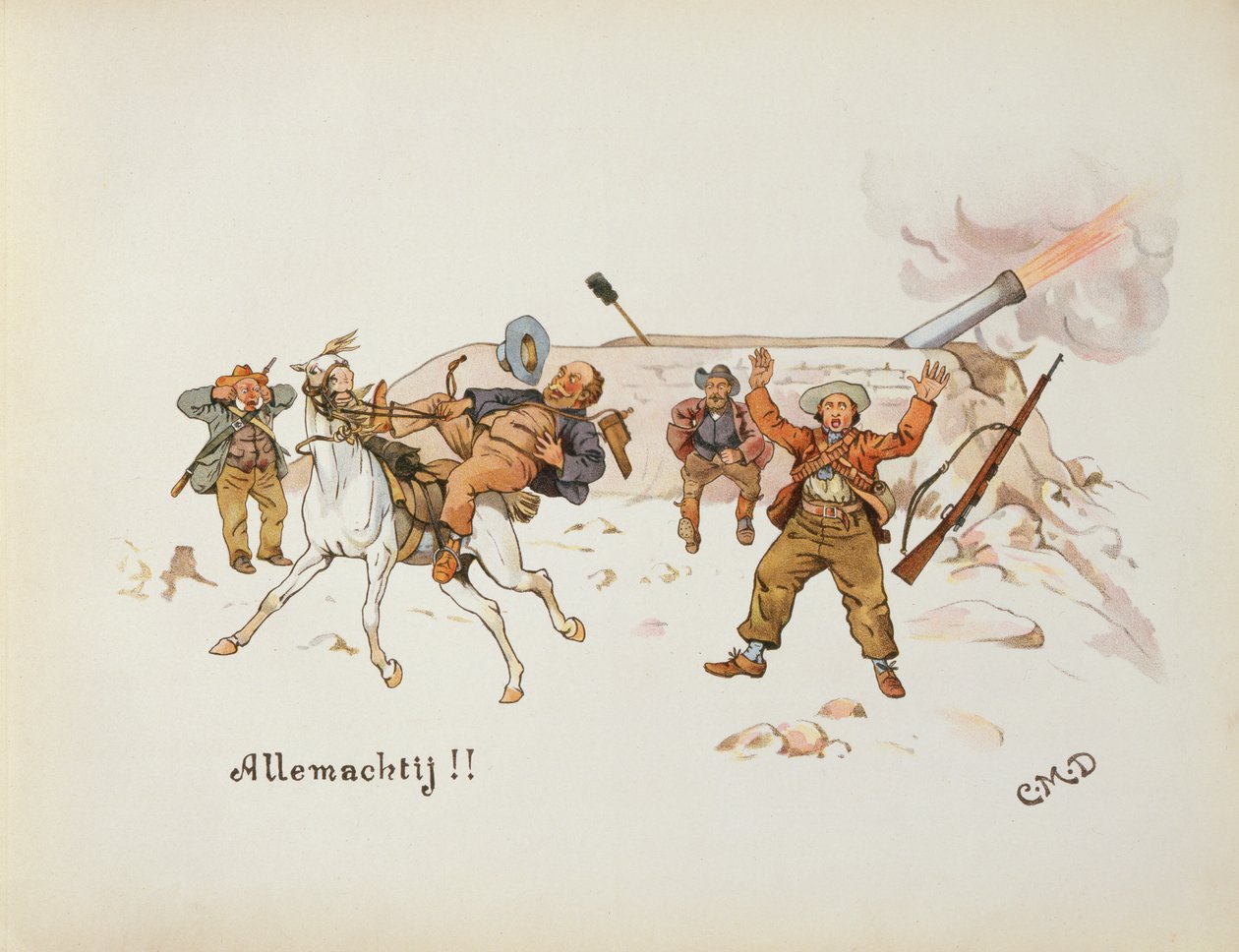 Allemachtij z The Leaguer of Ladysmith, 1900 od Captain Clive Dixon