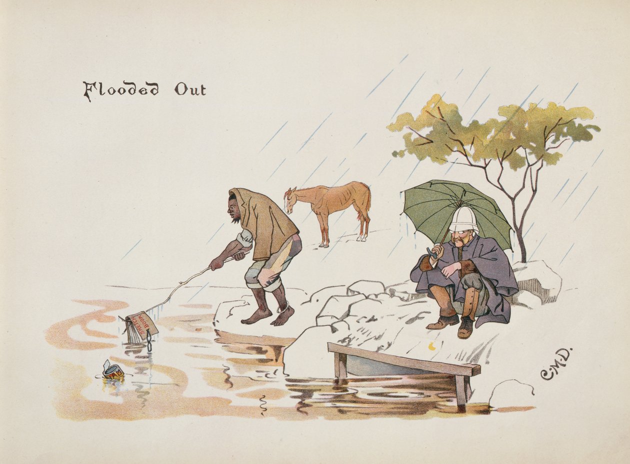 Flooded Out, z The Leaguer of Ladysmith, 1900 od Captain Clive Dixon