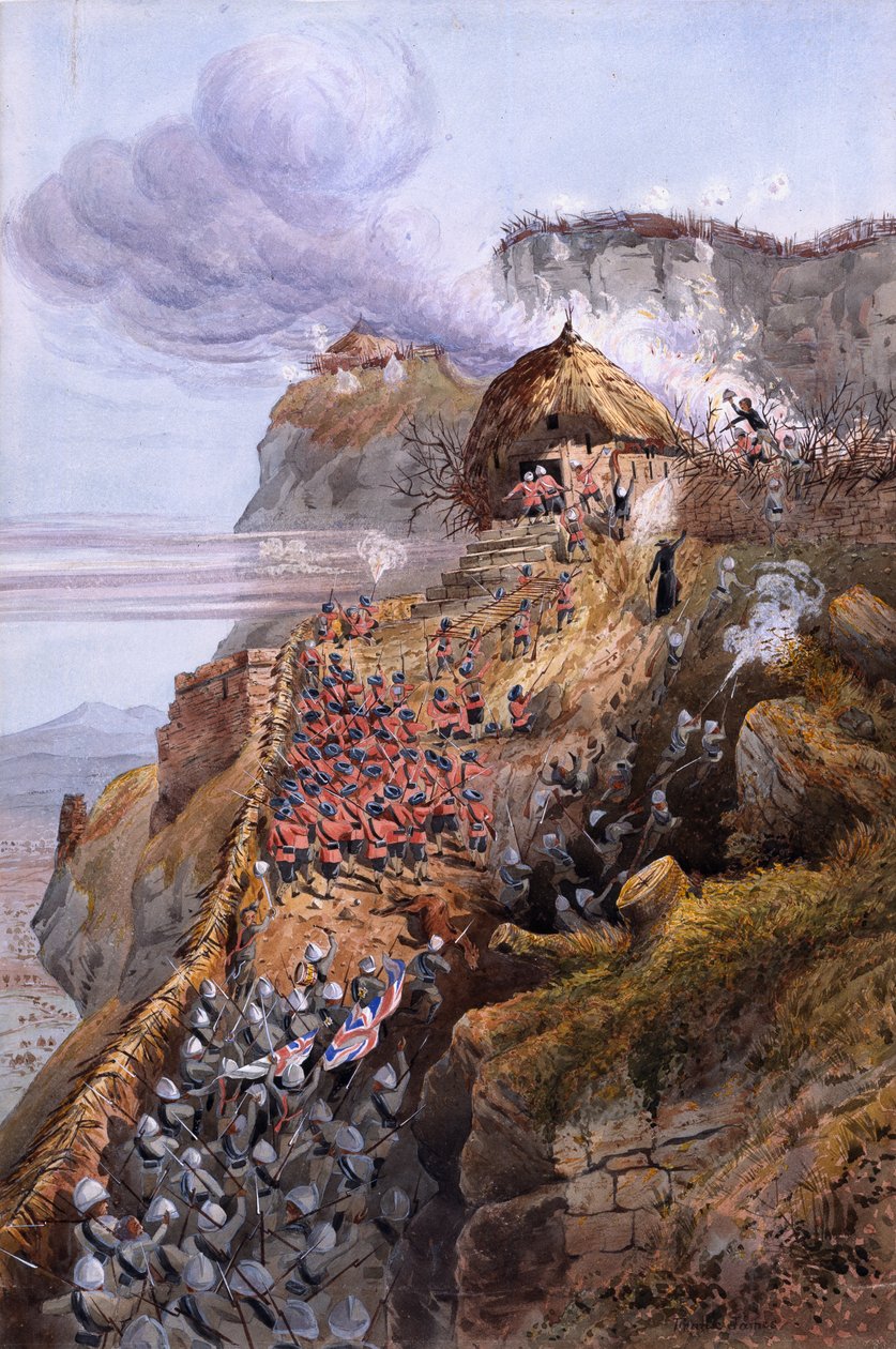 Útok na bránu, Magdala, Habeš od Captain Cornelius Francis James
