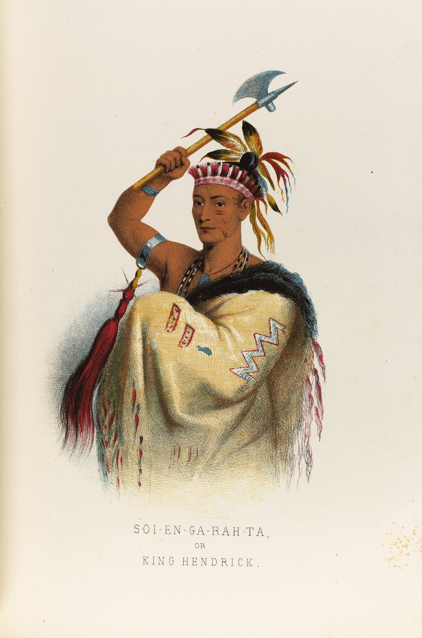 Soi-En-Ga-Rah-Ta nebo král Hendrick, od Captain Seth Eastman