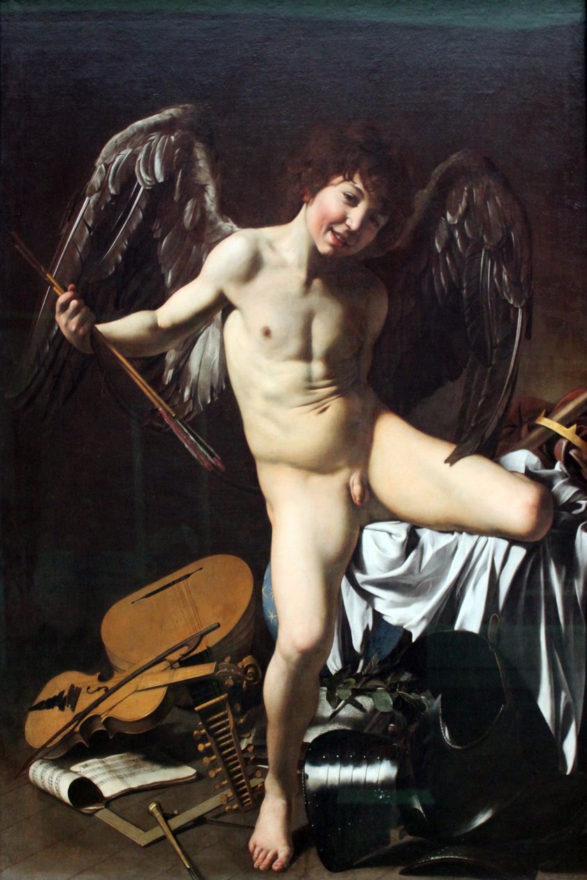 Německy: Amor als Sieger Amor Vincit Omnia od Caravaggio
