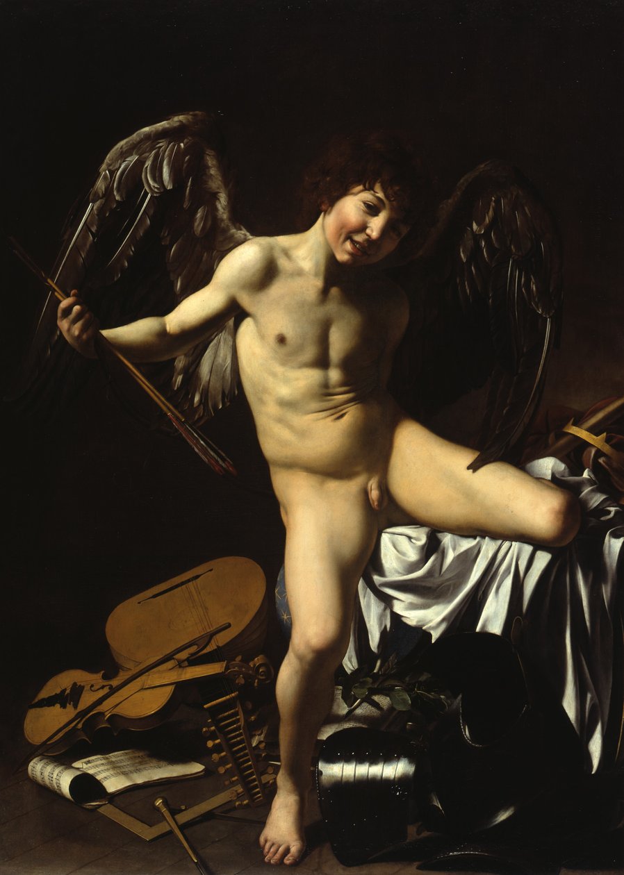 Německy: Amor als Sieger Amor Vincit Omnia od Caravaggio
